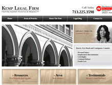 Tablet Screenshot of kemplegalfirm.com